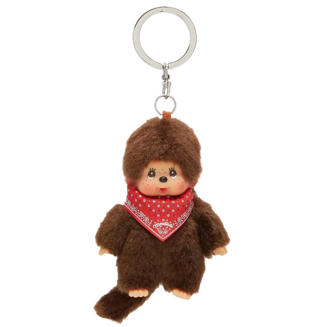 Monchhichi Bandana Boy Keychain | Monkey Pants