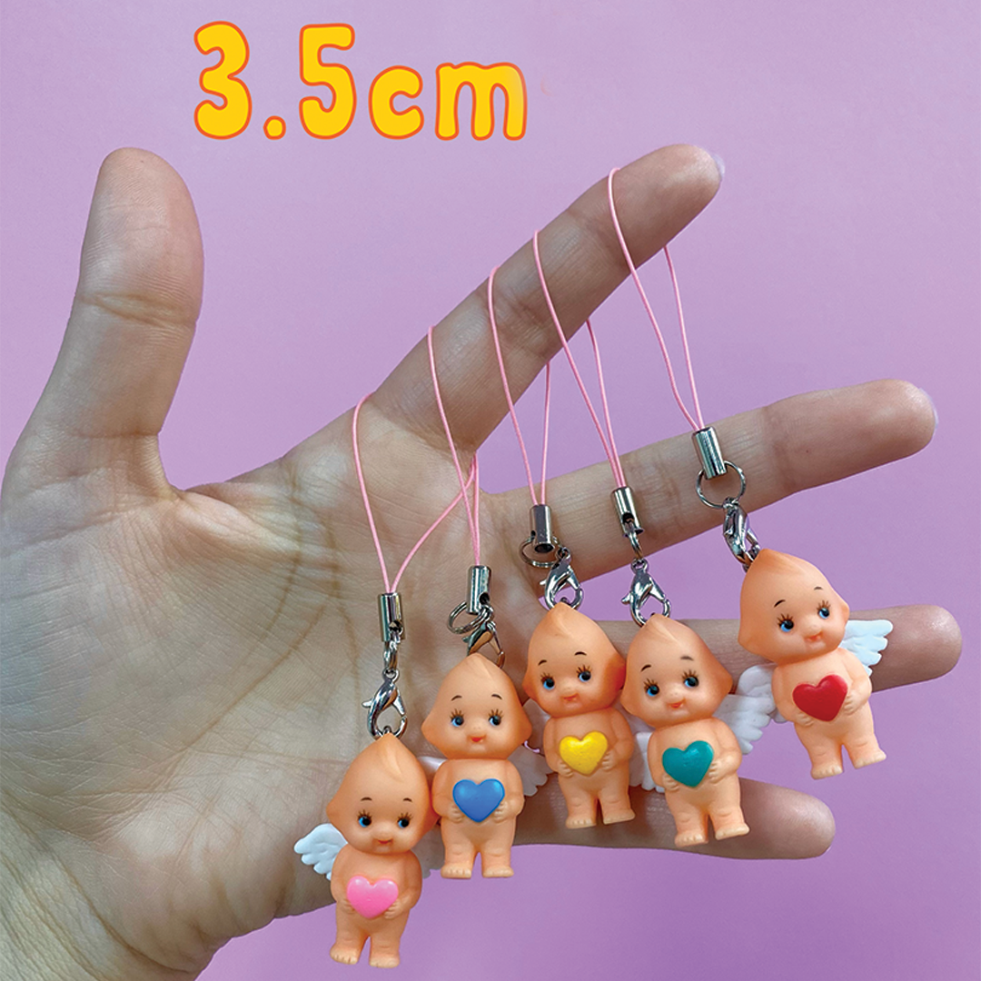 Kewpie Angel Cell Phone Charm Monkey Pants