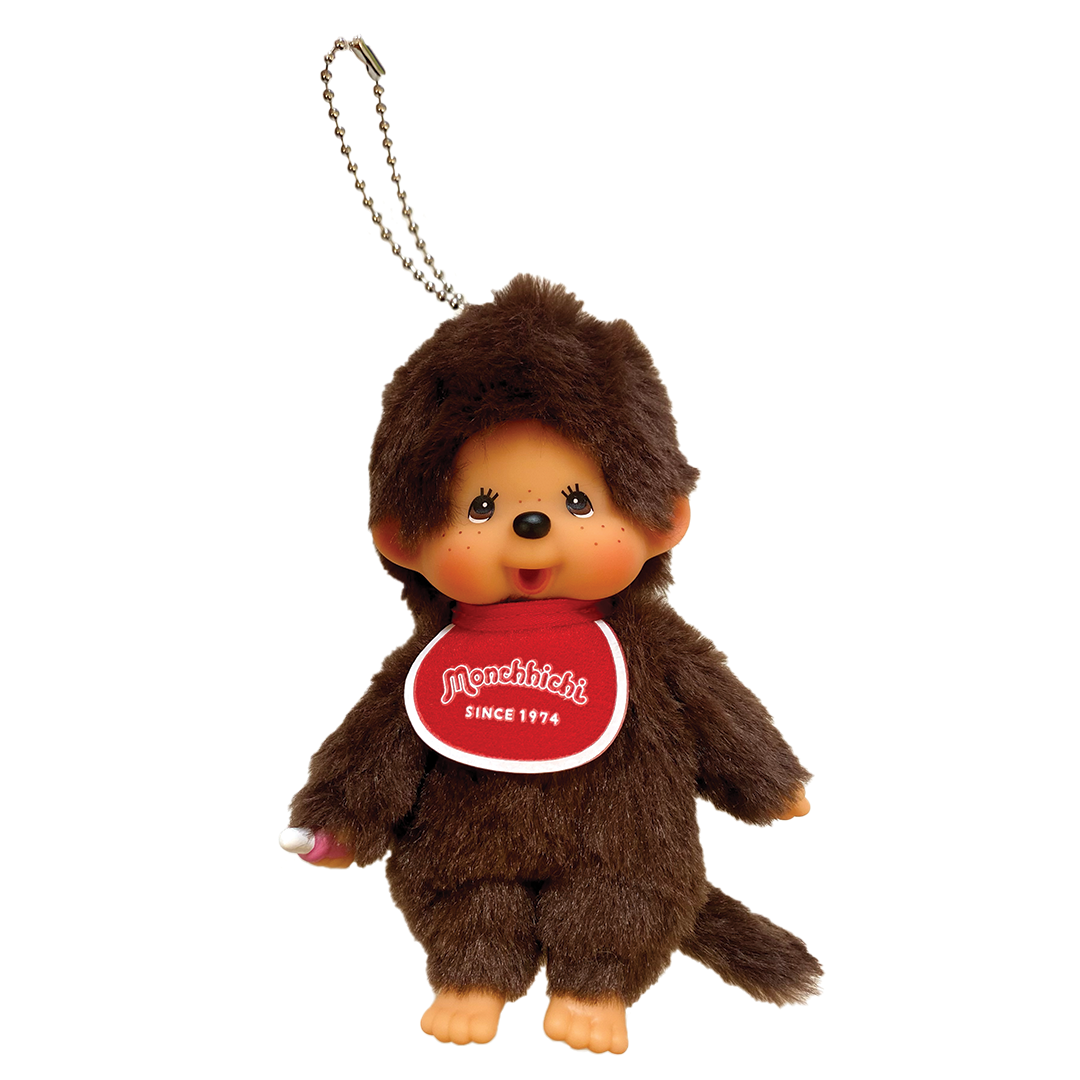 Monchhichi Keychain Lavender Fur | Monkey Pants